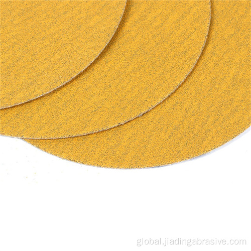 Angle Grinder Sanding Disc gold alumina sanding discs 150mm for auto mobile Manufactory